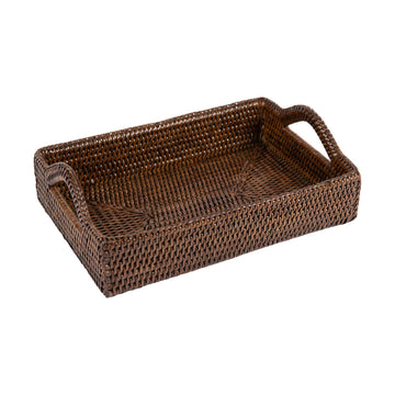 Rattan Hasır Tepsi 30x20 cm